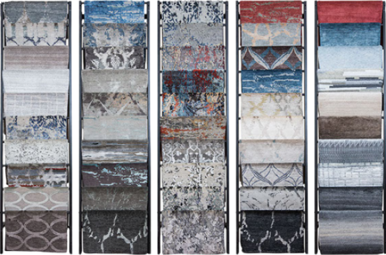 Wall-Mount Rug Display
